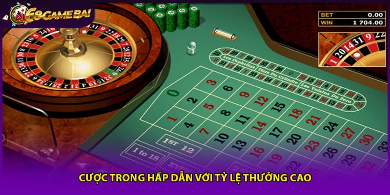 Cược trong hấp dẫn với tỷ lệ thưởng cao